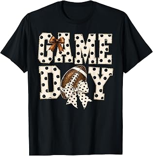 Preppy Game Day Polka Dots Football Fan Friday Night Lights (1)