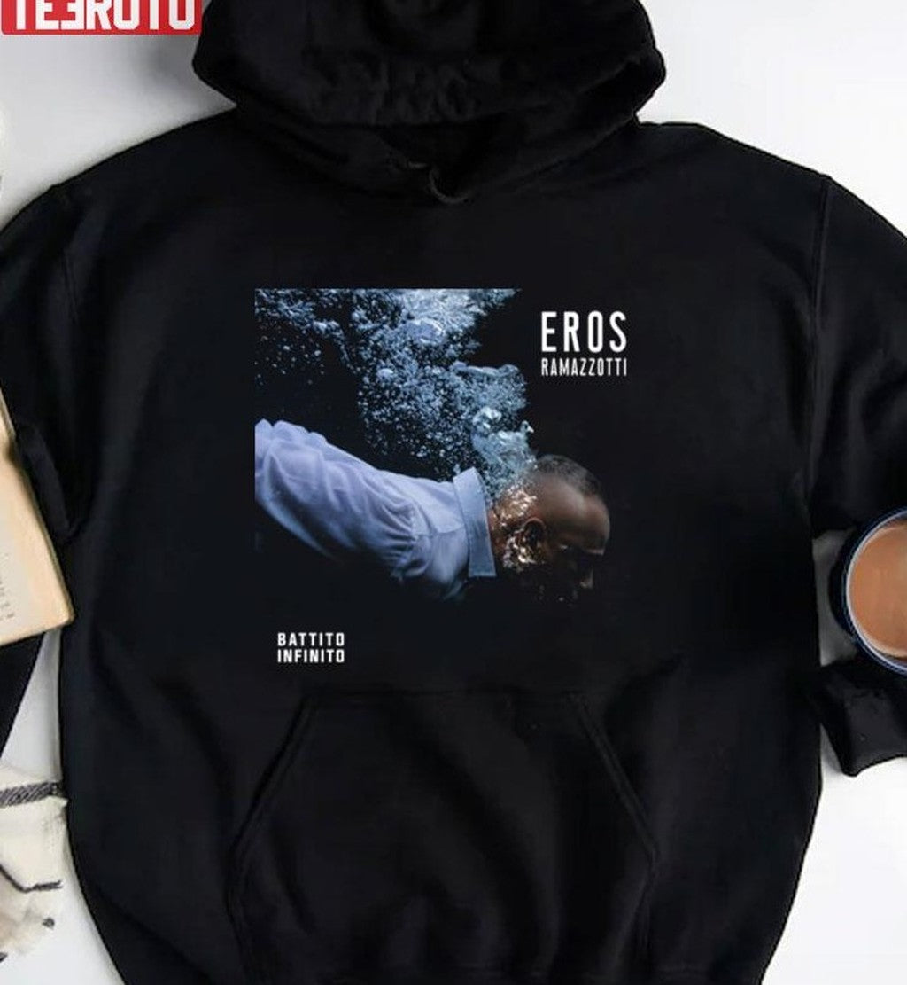 Battito Infinito Eros Ramazzotti Unisex T-Shirt Hoodie, Sweatshirt | PureTeeCo.com (Image 2)