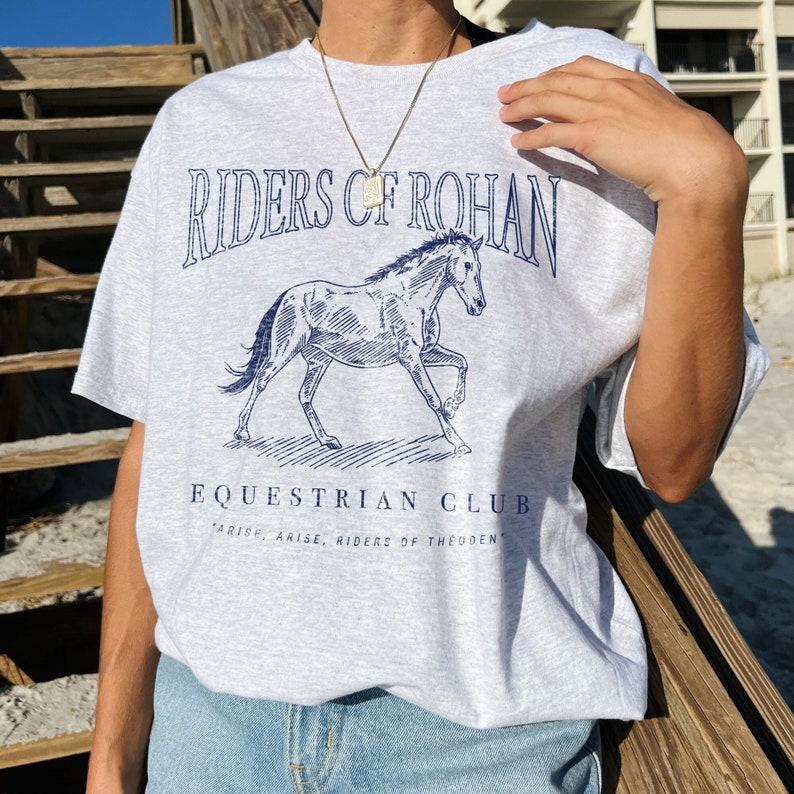 Riders Of Rohan Equestrian Club Shirt  LOTR Fantasy Aragorn Frodo Elven Elrond The Fellowship Bookish Hoodie,... (Image 1)