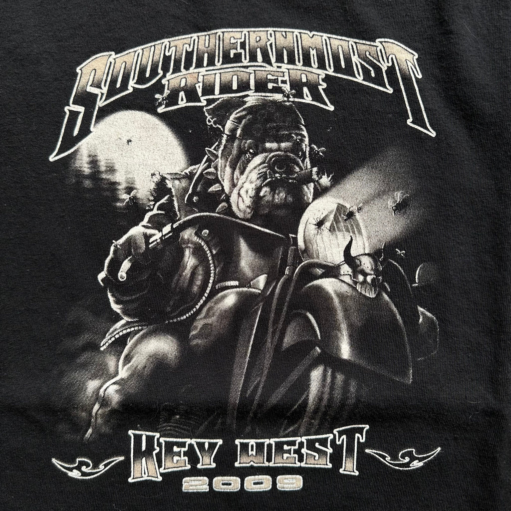 Vintage 2000 Key West Bulldog Biker Black Small Unisex T-shirt, Sweatshirt, Hoodie (3)