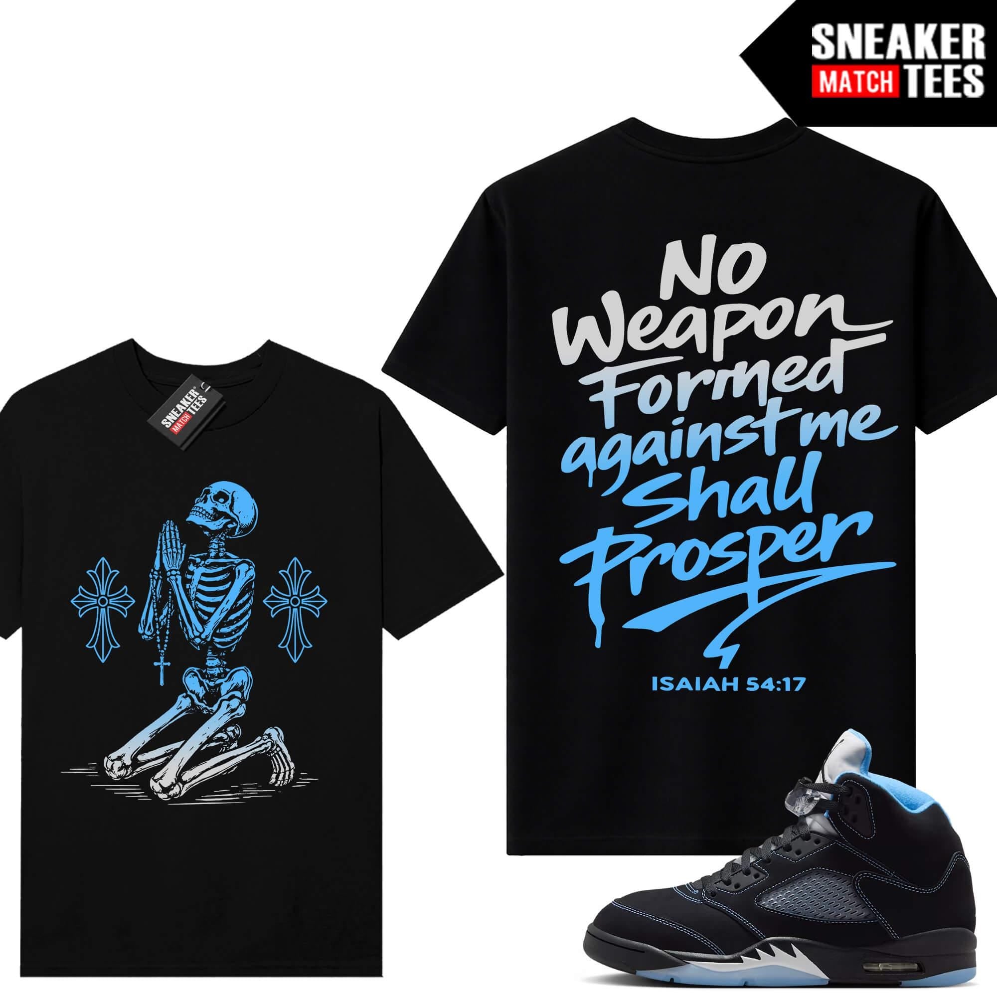 Black Carolina Aj5 Sneaker Match Tees Black Weapon Unisex T-shirt, Sweatshirt, Hoodie (1)