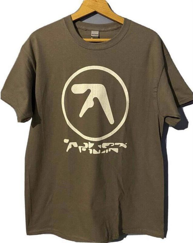 Aphex Twin Vintage Y2K Graphic 100 Cotton Men Shirt Menswear Top Underwear Streetwear Man Shortsleeve Round... (Image 1)