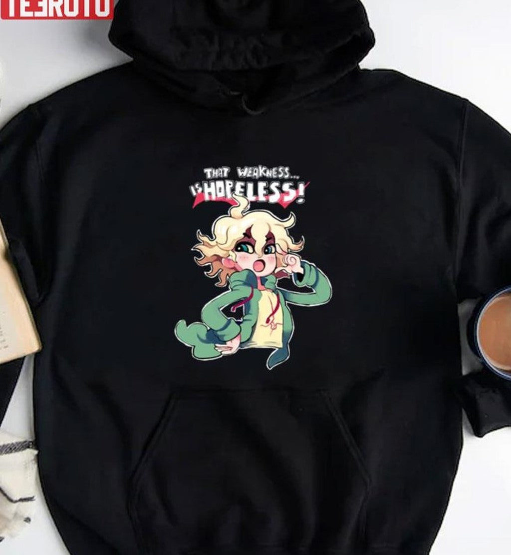 That Weakness Is Hopeless Danganronpa Nagito Komaeda Sweatshirt T-Shirts, Hoodie | PureTeeCo.com (Image 2)