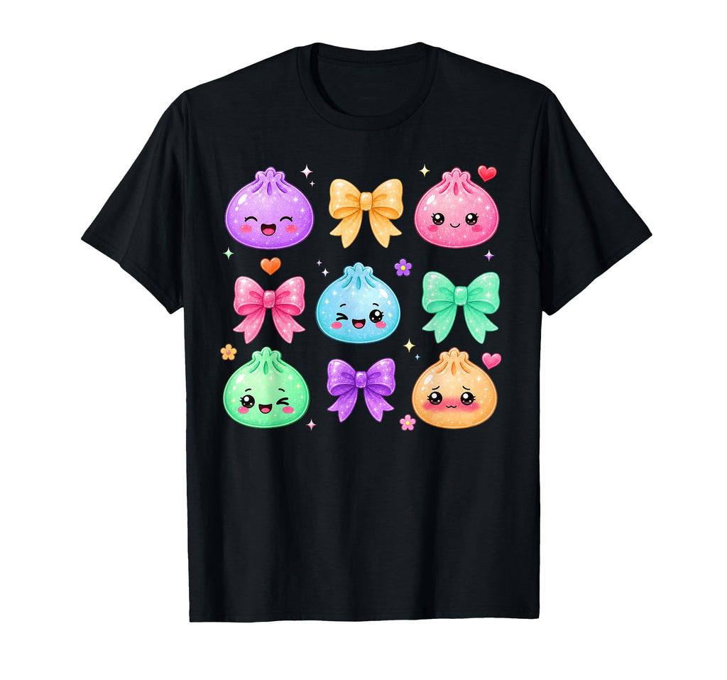 Rainbow Dumpling Coquette Bow Kawaii Anime Unisex T-shirt, Sweatshirt, Hoodie (1)