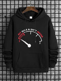 Men's Letter Graphic Print Drop Shoulder Hoodie, Casual Drawstring Pocket Sweatshirt, Daily Outdoor Men's... (Image 1)