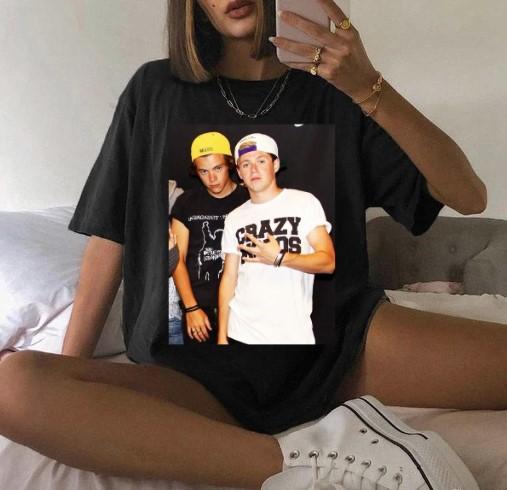 Funny Meme Frat Boy Harry And Niall T-Shirt, Harry & Niall Frat Boy One Direction Hoodie, Sweatshirt (Image 2)