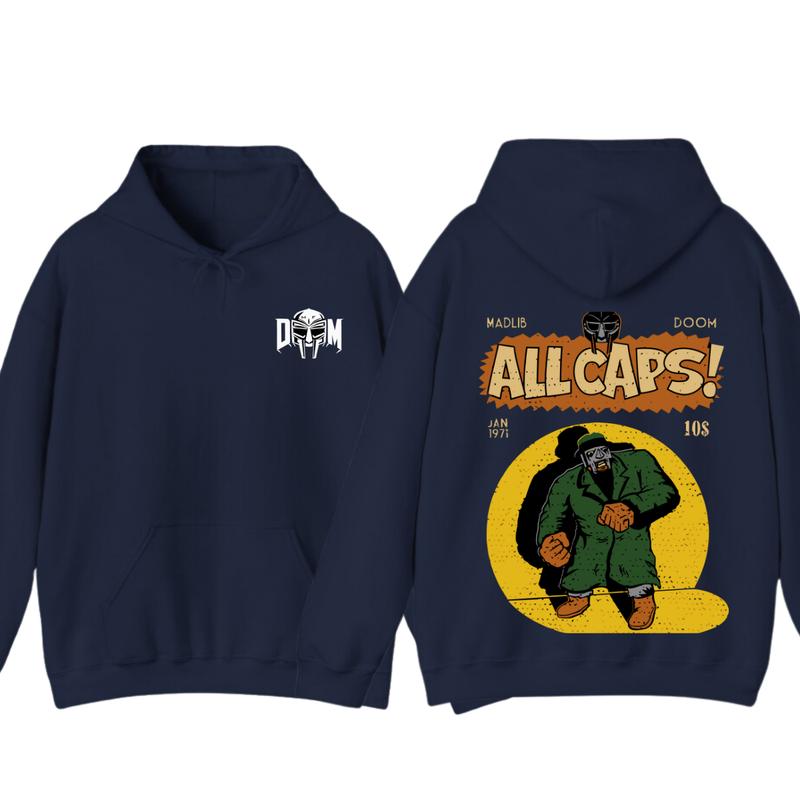 MF Doom Madlib All Caps T-Shirt Sweatshirt Hoodie | PureTeeCo.com (Image 8)