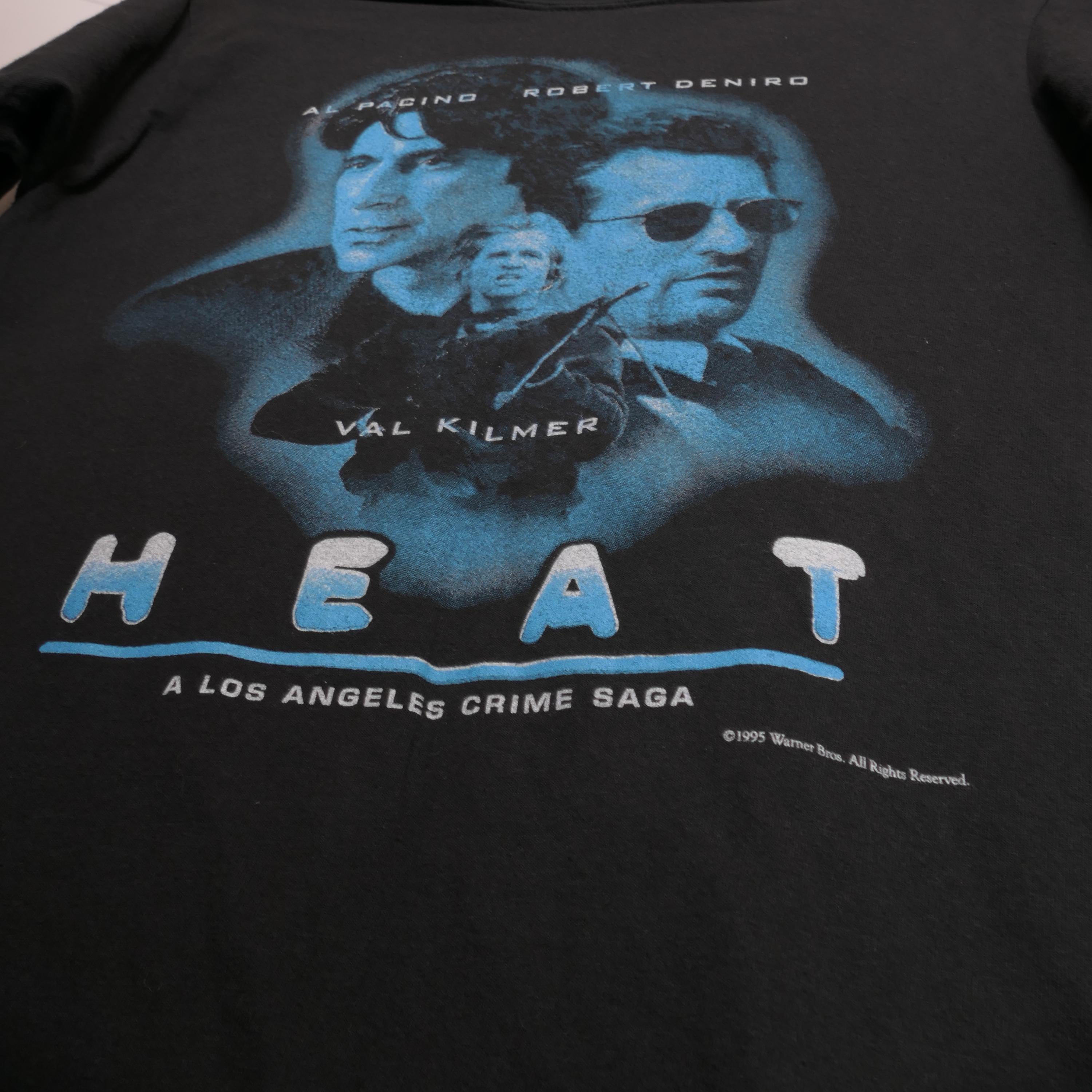 Heat Movie Tee Michael Mann 1995 Los Angeles Crime Noir Drama Robert Deniro Al Pacino Val Kilmer Bank Heist Epic Action Film Tee Med (3)
