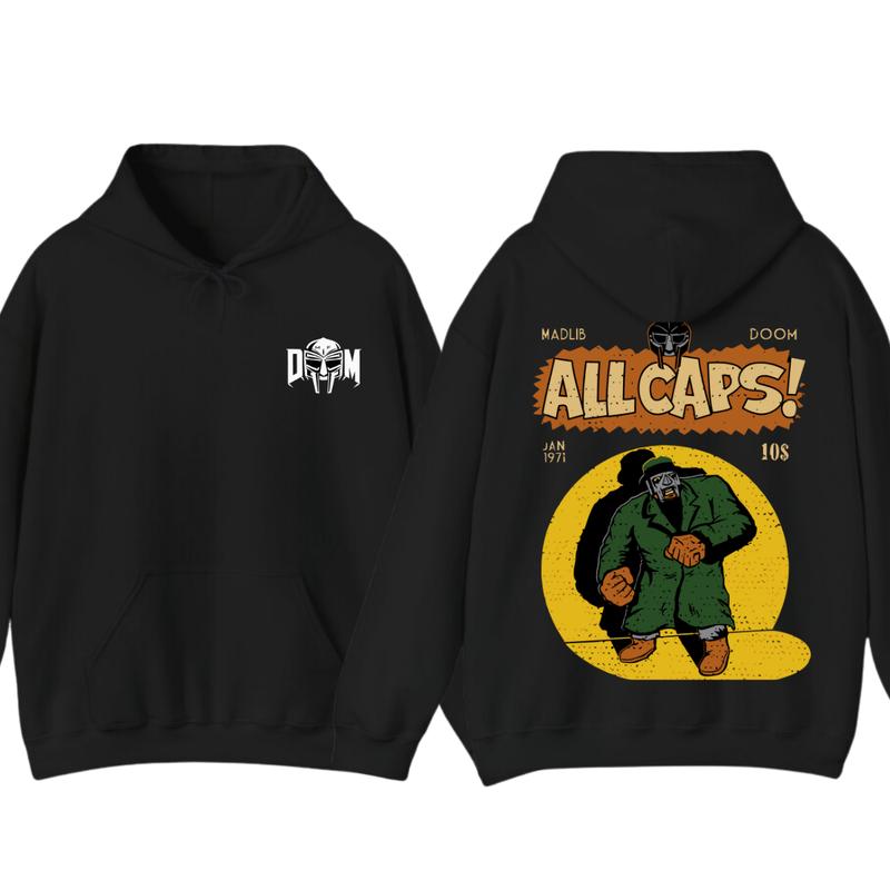 MF Doom Madlib All Caps T-Shirt Sweatshirt Hoodie | PureTeeCo.com (Image 7)