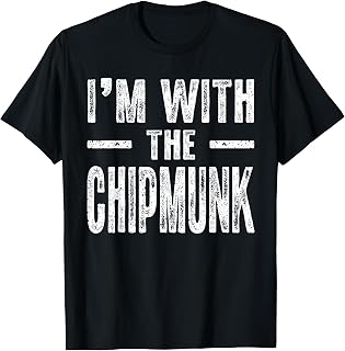 I'M Chipmunk Couples Matching Halloween Costume Unisex T-shirt, Sweatshirt, Hoodie (1)