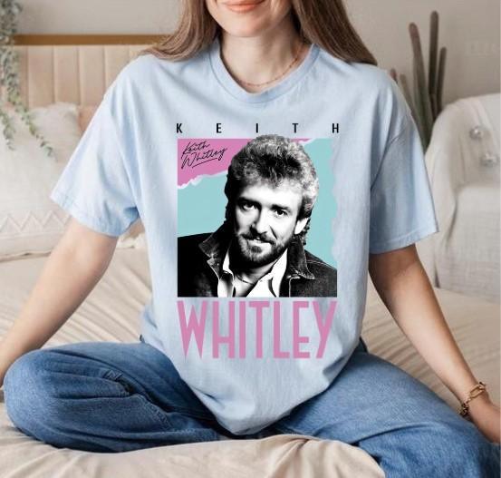 Vintage Keith Whitley Country Music 80s Retro Style T-Shirt Basic Graphic Hoodie, Sweatshirt | PureTeeCo.com (Image 5)