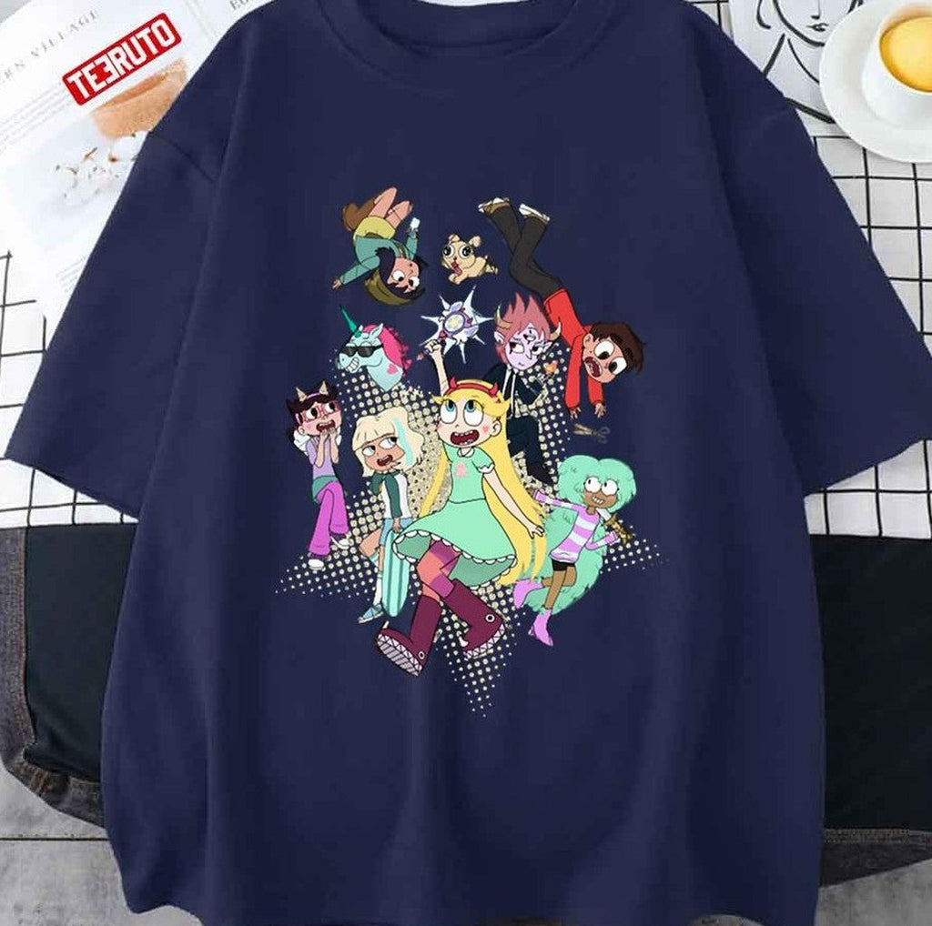 She Is A Shining Star Star Vs. The Forces Of Evil Unisex T-shirt Hoodie, Sweatshirt | PureTeeCo.com (Image 1)