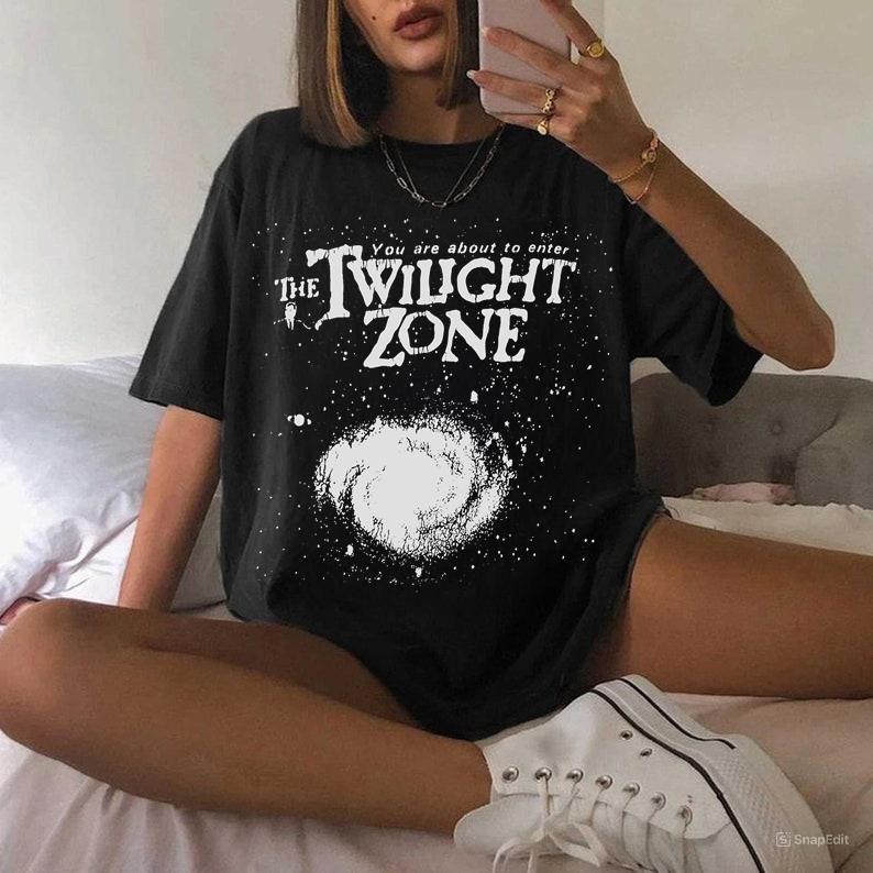 Twilight Zone â€  Vintage Faded Style , Twilight Zone Sci Fi T-Shirts, Hoodie, Sweatshirt | PureTeeCo.com (Image 1)