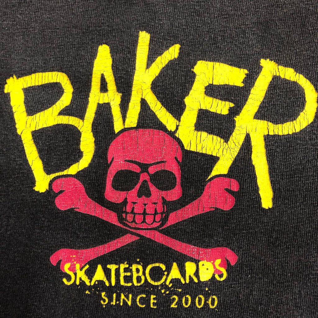 Vintage Baker Skateboards Skull Bones 2000 Skate Surf Unisex T-shirt, Sweatshirt, Hoodie (4)