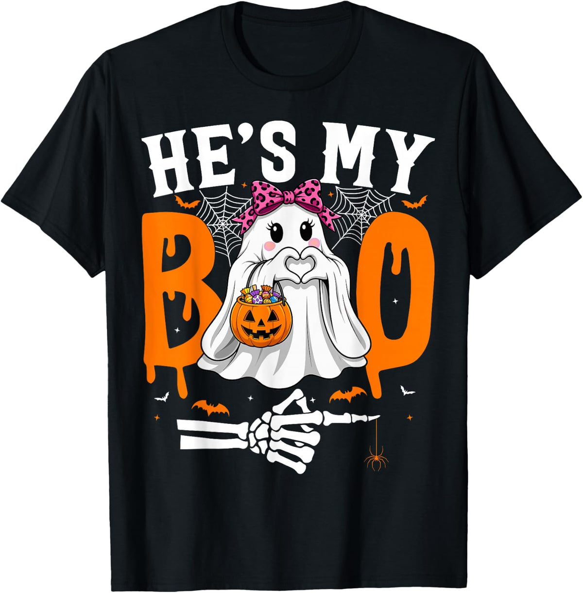 He'S Boo Matching Couples She'S Boo Halloween Couple Unisex T-shirt, Sweatshirt, Hoodie (1)