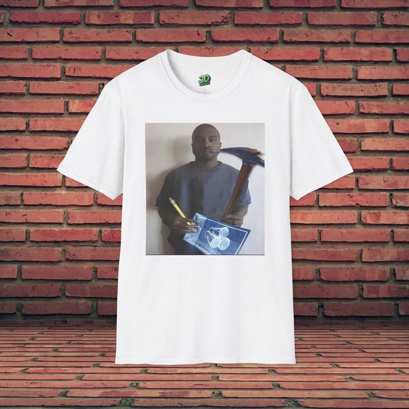 Funny Kanye West x Fornite Meme Graphic Funny T Shirt Gift Men Women Unisex Cotton Classic Fabric Hoodie,... (Image 1)