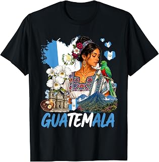 Guatemalan Flag Themed Guatemala Chapina Unisex T-shirt, Sweatshirt, Hoodie (1)