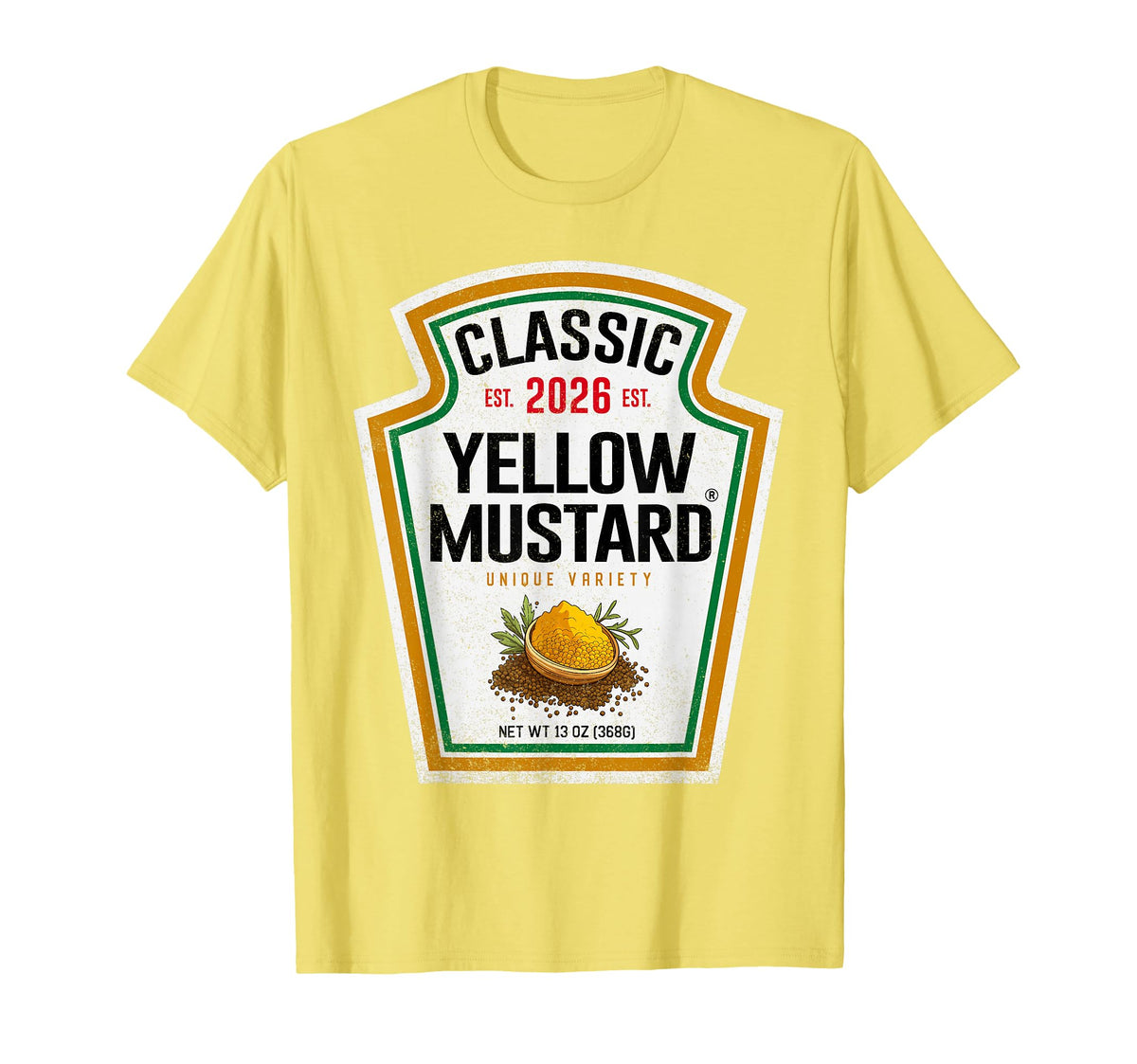 Yellow Mustard Diy Halloween Costume Matching Group Tees (1)