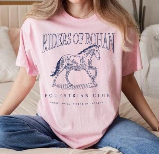 Riders Of Rohan Equestrian Club Shirt  LOTR Fantasy Aragorn Frodo Elven Elrond The Fellowship Bookish Hoodie,... (Image 3)