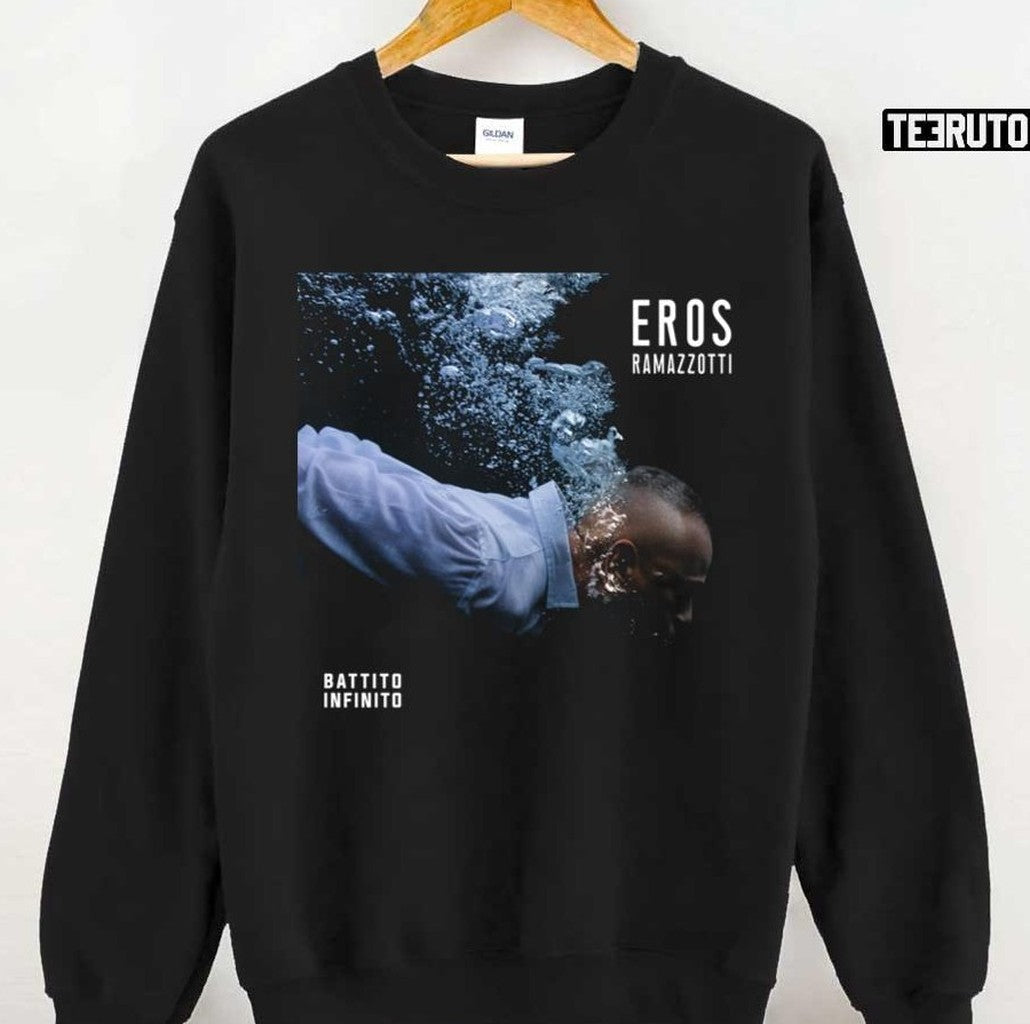 Battito Infinito Eros Ramazzotti Unisex T-Shirt Hoodie, Sweatshirt | PureTeeCo.com (Image 3)
