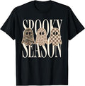 Retro Vintage Spooky Season Leopard Camo Checkered Ghosts (1)