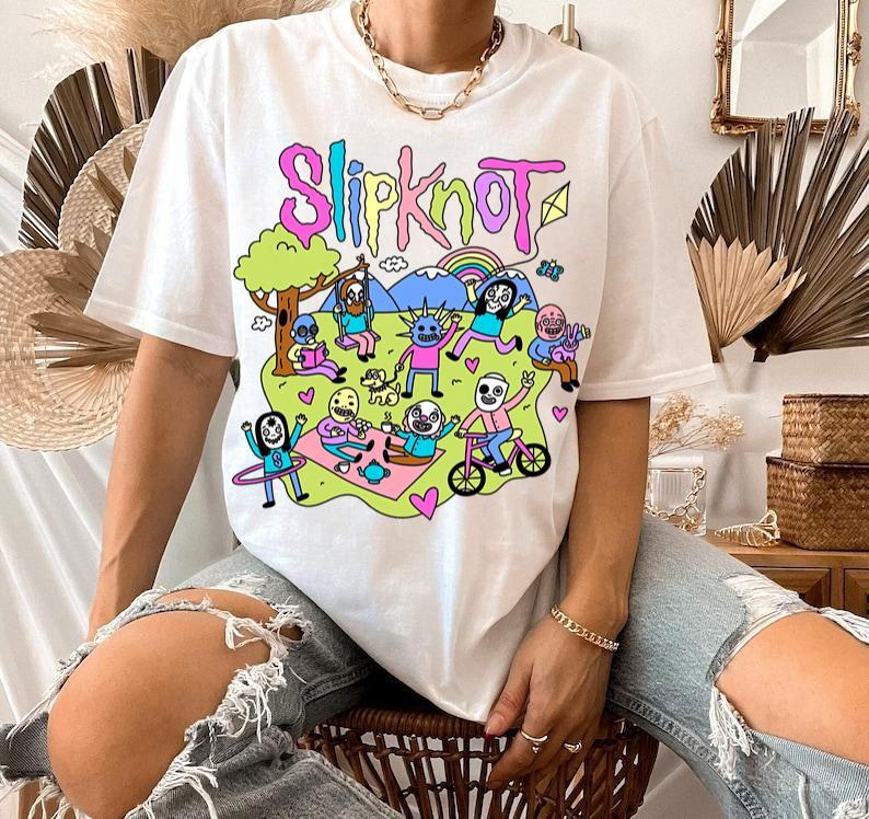 Slipknot Happy Times Playing Together T-shirt (Image 2)