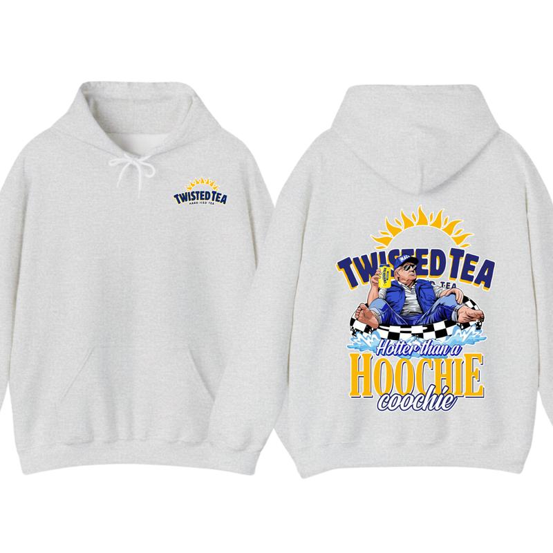 2 Side- NEW Twisted Tea Trummmp America Great Again Hoodie-Full Color- Casual- For Women-For Men- Unisex- Viral... (Image 3)