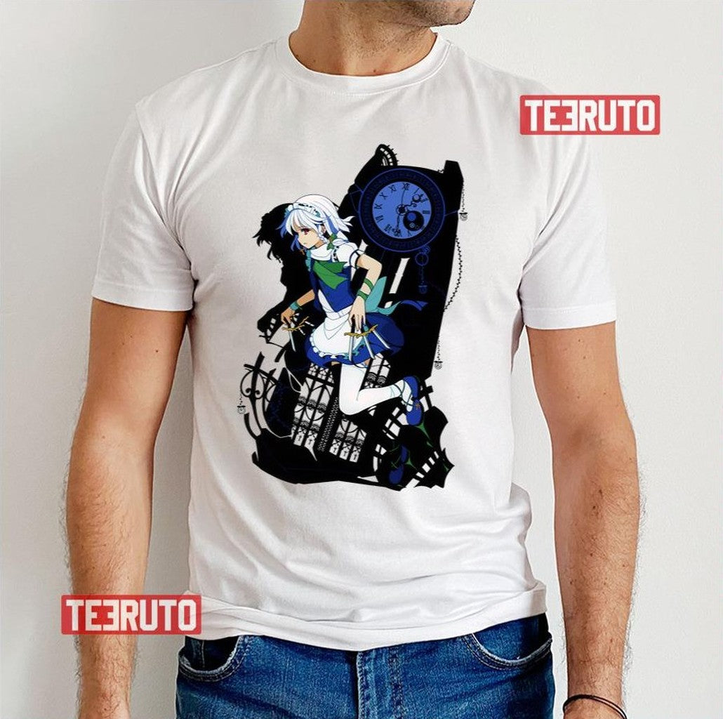 Sakuya Izayoi Touhou Project Unisex T-Shirt Hoodie, Sweatshirt | PureTeeCo.com (Image 1)