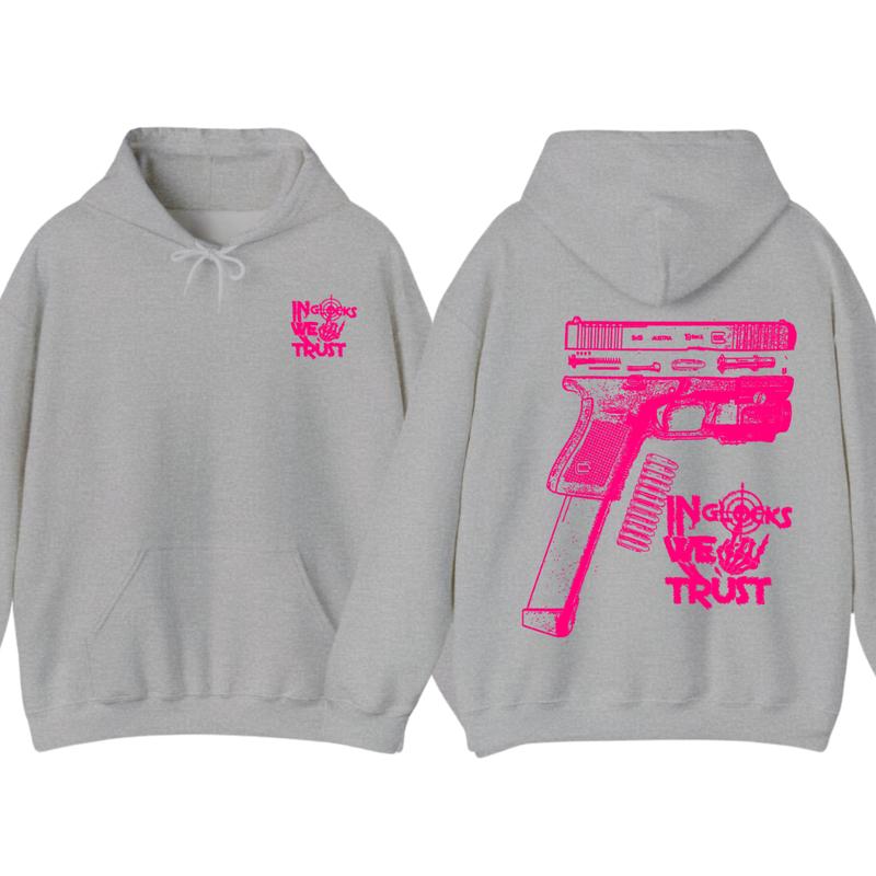 NEW Design Glock ,In Glock We Trust Skeleton 2 Side Hoodie & tshirt ,Unisex Hoodie, Men's & Women's Tops, Glock... (Image 4)