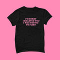 Trying Flirt Tee Y2k Girlfriend Y2k Tee Unisex T-shirt, Sweatshirt, Hoodie (1)