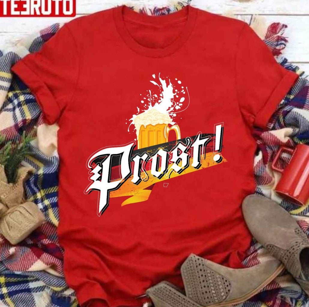 Prost Beer German Flag Oktoberfest Bavarian Festival Unisex Sweatshirt