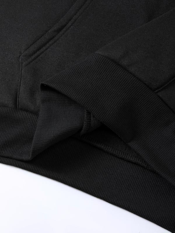 Unisex Graphic Pocket Drawstring Essentials Hoodie, Long Sleeve Sweatshirt for Daily Wear, Fashion Men's 4th Of... (Image 5)