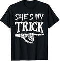She'S Trick Skeleton Easy Couples Halloween Costume Unisex T-shirt, Sweatshirt, Hoodie (1)