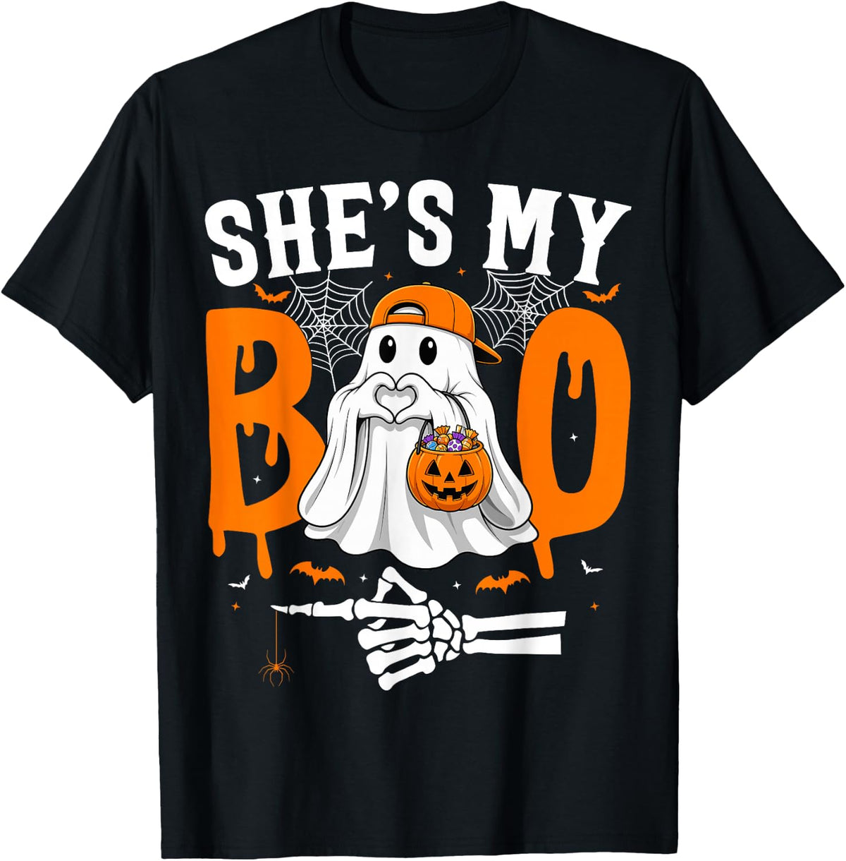 He'S Boo Matching Couples She'S Boo Halloween Couple Unisex T-shirt, Sweatshirt, Hoodie (1)