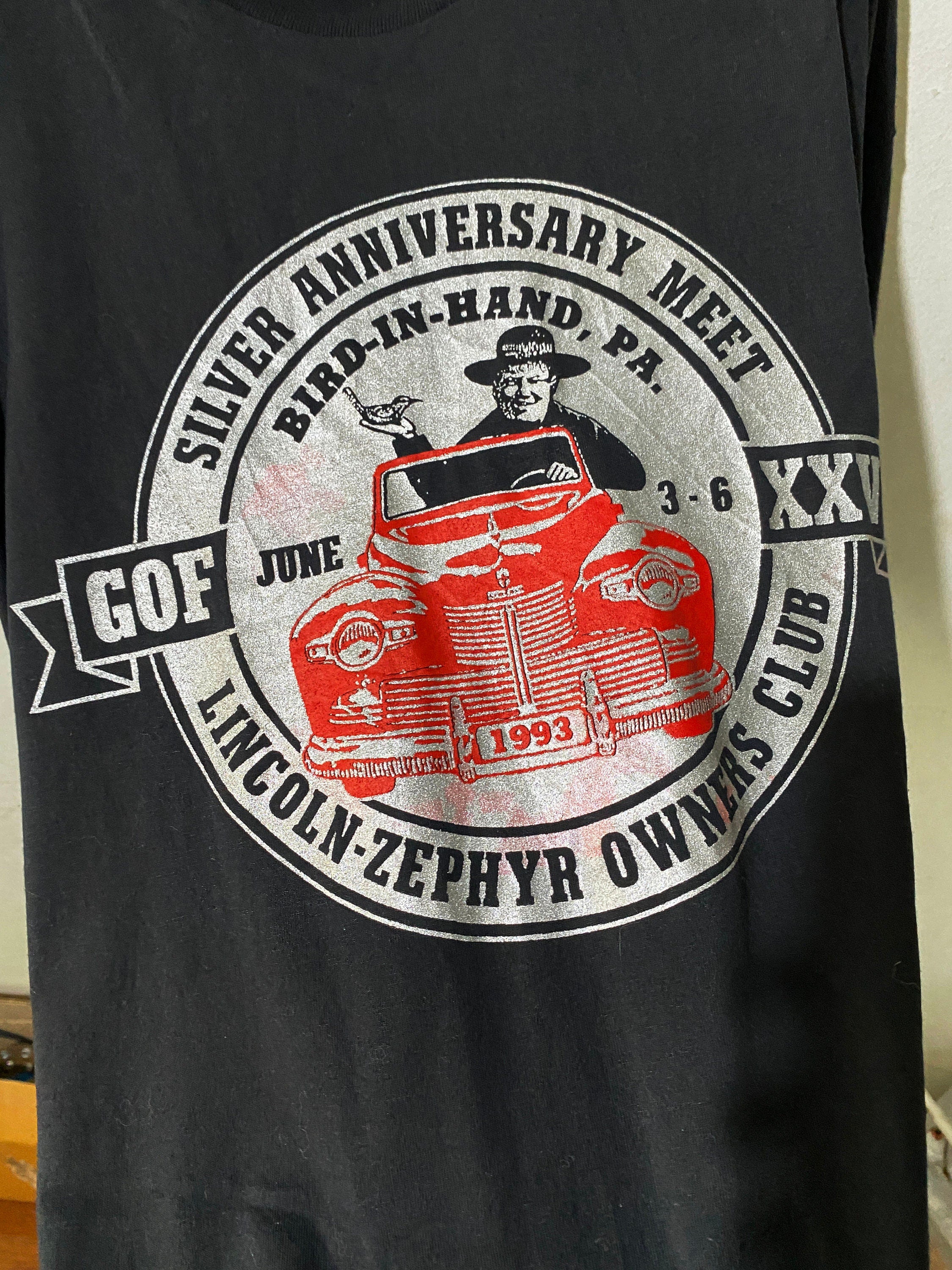 Vintage 90s Lincoln Zephyr Owners Club Size Xxl Unisex T-shirt, Sweatshirt, Hoodie (2)