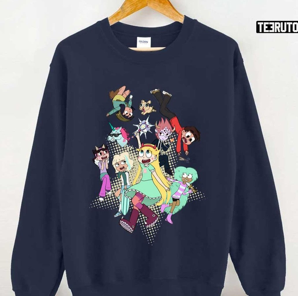 She Is A Shining Star Star Vs. The Forces Of Evil Unisex T-shirt Hoodie, Sweatshirt | PureTeeCo.com (Image 2)