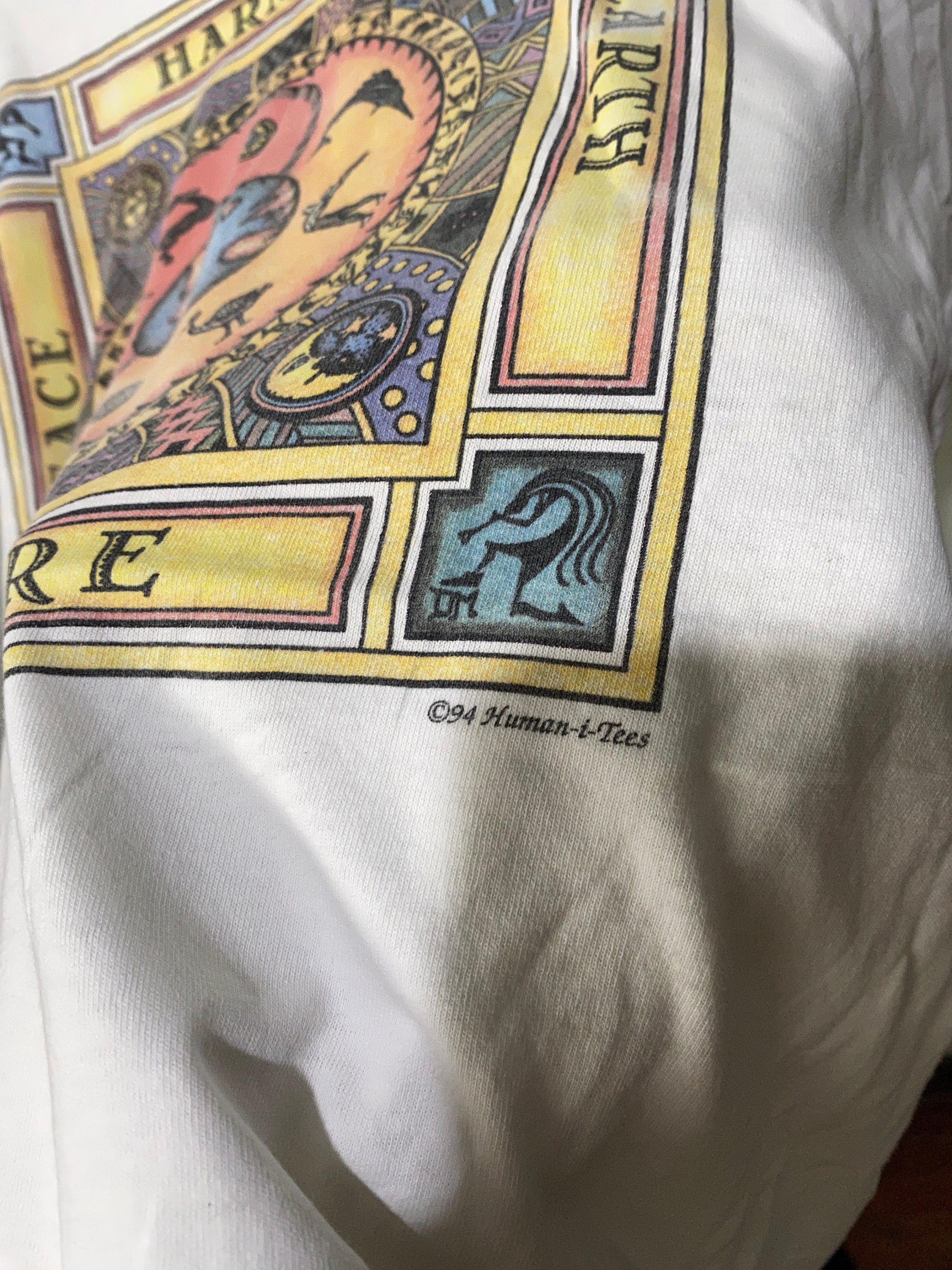 Vintage 1994 Human Tees Harmony Peace Earth Size Unisex T-shirt, Sweatshirt, Hoodie (3)