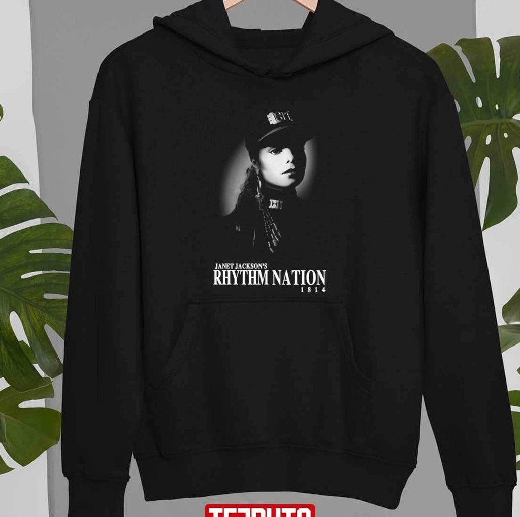 Rhythm Nation 1814 Best Janet Jackson Albums Unisex T-shirt Hoodie, Sweatshirt | PureTeeCo.com (Image 2)