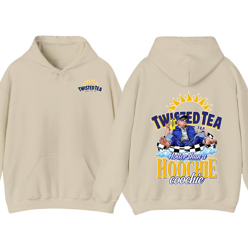 2 Side- NEW Twisted Tea Trummmp America Great Again Hoodie-Full Color- Casual- For Women-For Men- Unisex- Viral... (Image 5)