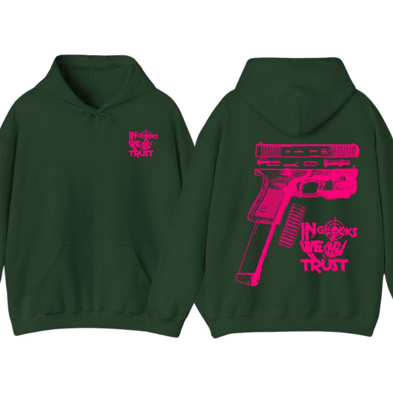 NEW Design Glock ,In Glock We Trust Skeleton 2 Side Hoodie & tshirt ,Unisex Hoodie, Men's & Women's Tops, Glock... (Image 8)