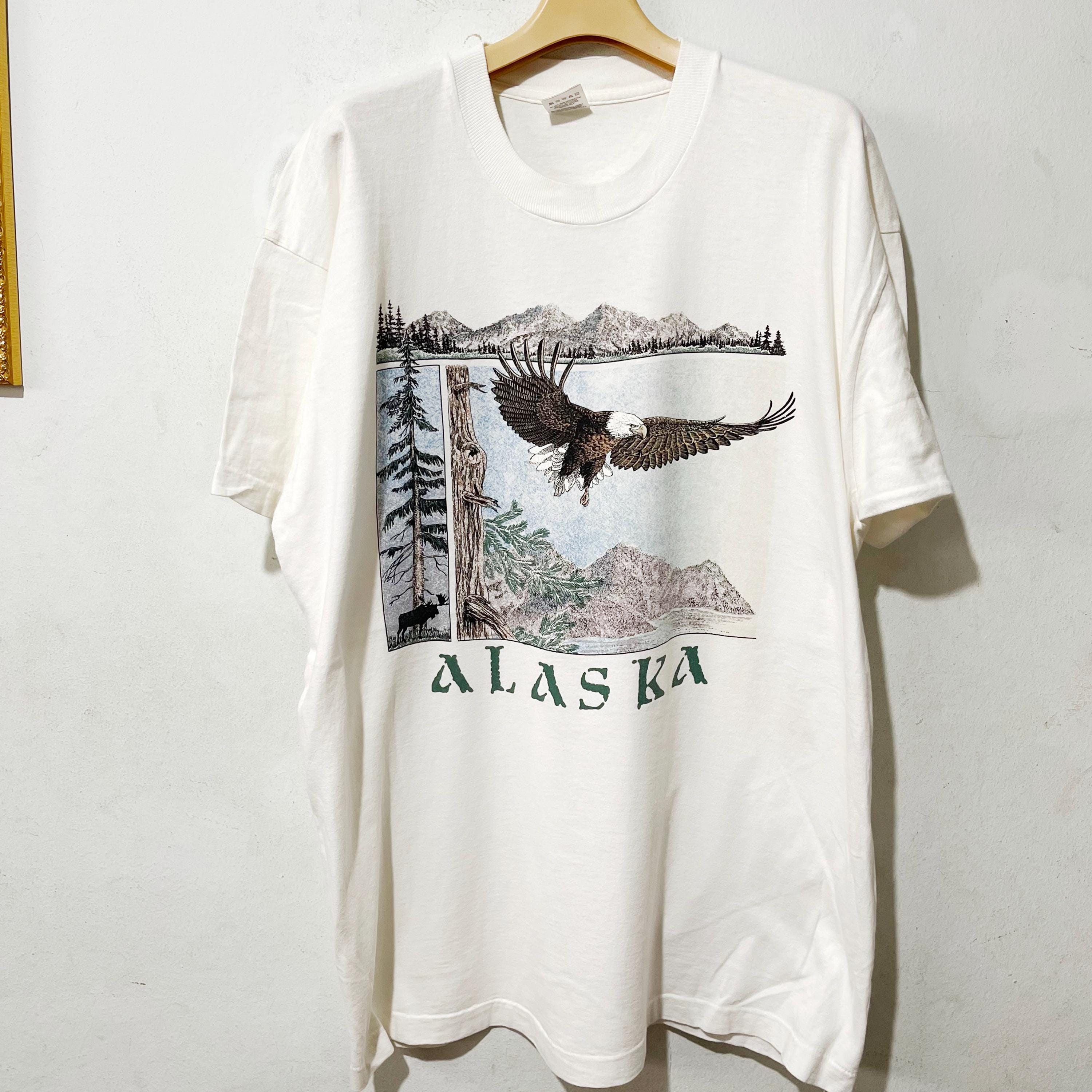Vintage 90s Alaska Eagle Wildlife Size Xl Unisex T-shirt, Sweatshirt, Hoodie (1)
