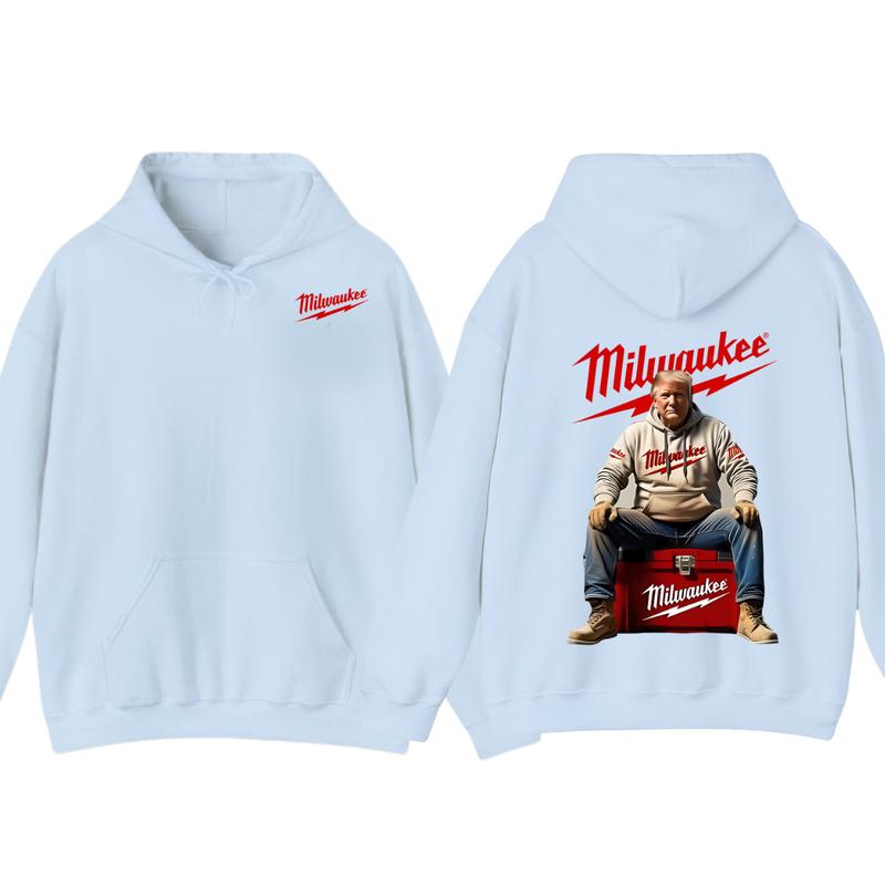 Milwaukee Hoodie - Classic Utility Design with Red Lettering and Practical Aesthetic, Perfect for Fans of the... (Image 7)