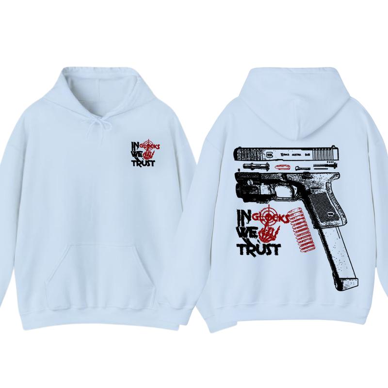 In Glock We Trust Bone Hand Halloween 2 Side Hoodie,Glock Halloween Hoodie,Bone Hand Halloween Glock Shirt, For... (Image 7)