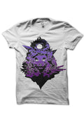 Deep Purple White Tee Hoodie, Sweatshirt | PureTeeCo.com