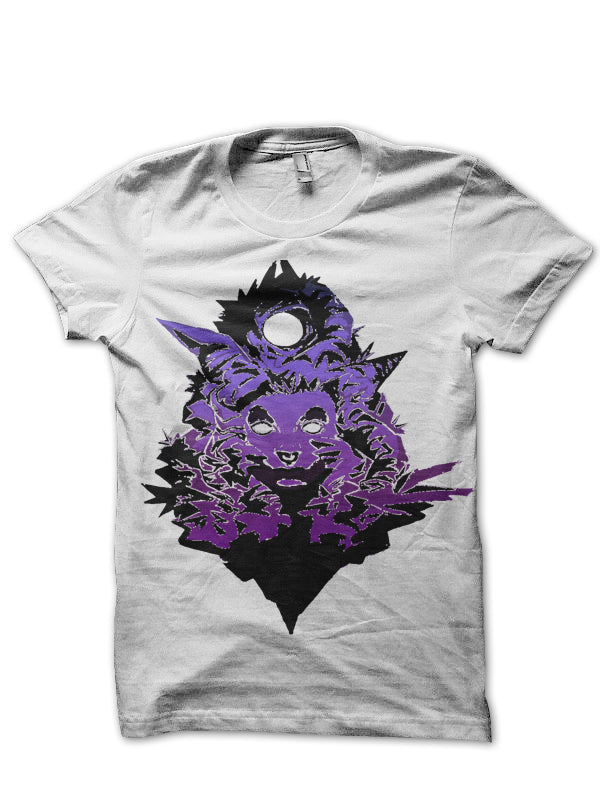 Deep Purple White Tee Hoodie, Sweatshirt | PureTeeCo.com