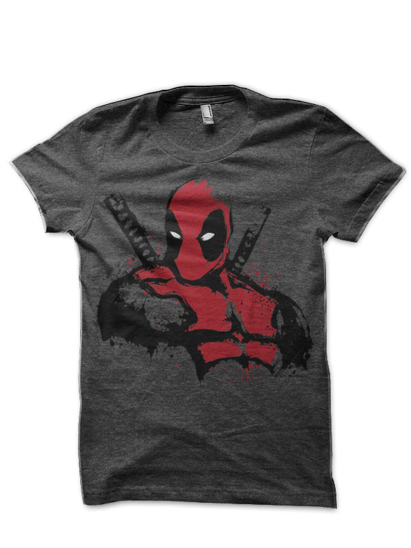 Traje De Deadpool Charcoal Grey T-Shirt Hoodie, Sweatshirt | PureTeeCo.com