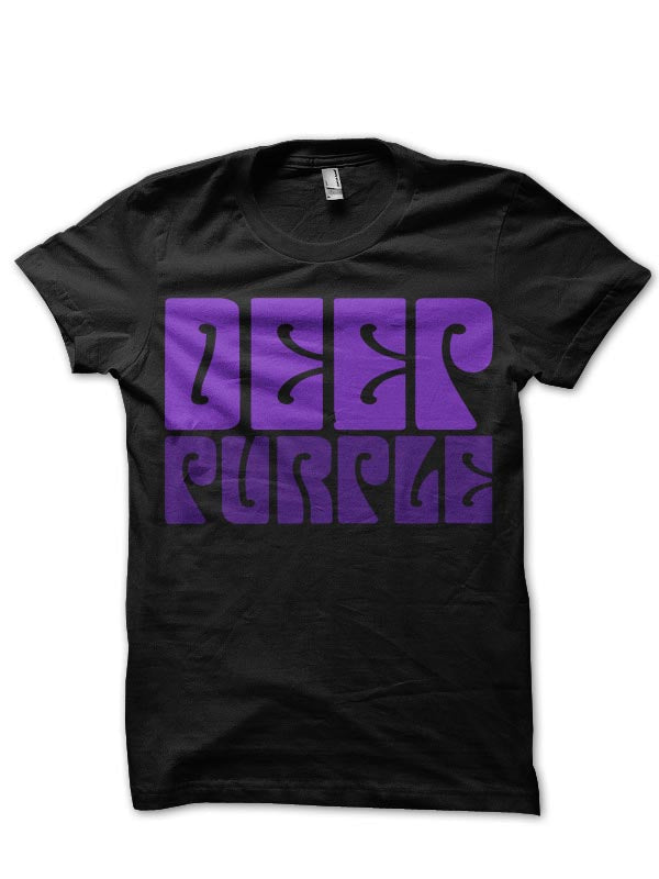 Deep Purple Black T-Shirt Hoodie, Sweatshirt | PureTeeCo.com