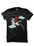 Deadpool & Unicorn Black T-Shirt Hoodie, Sweatshirt | PureTeeCo.com