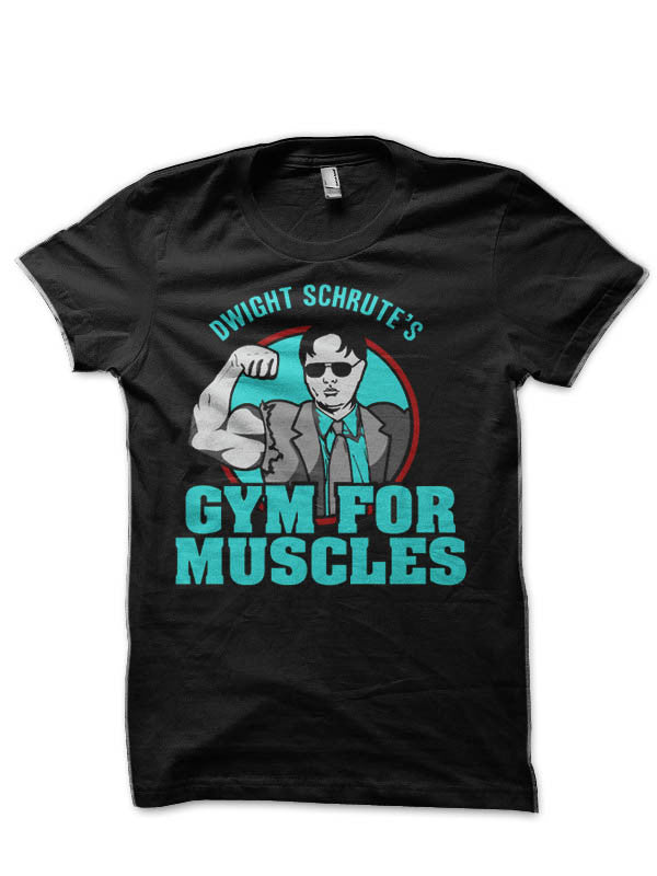 Dwight Schruteâ€™s Gym For Muscles T-Shirt Hoodie, Sweatshirt | PureTeeCo.com