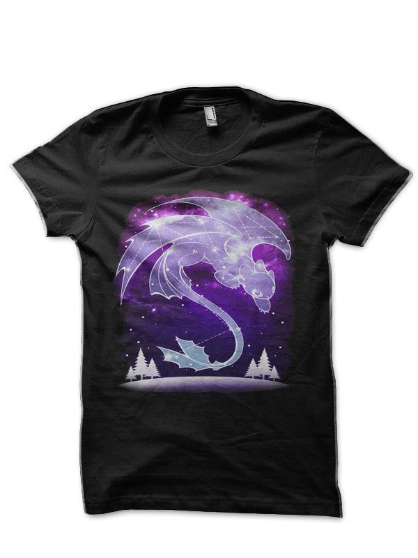 Starry Light Sky Black T-Shirt Hoodie, Sweatshirt | PureTeeCo.com